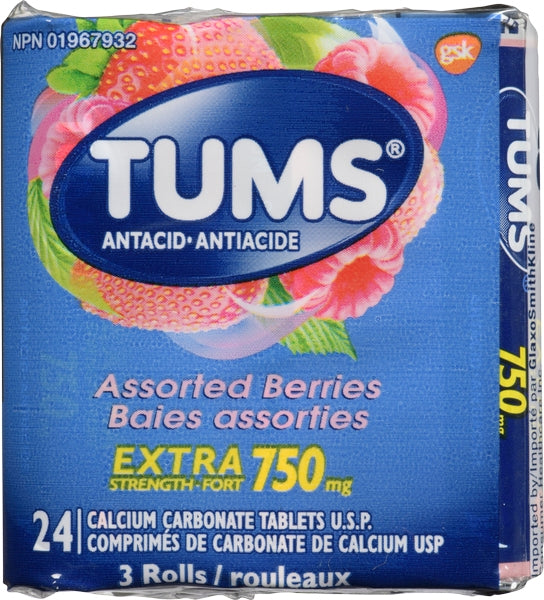 Tums Rolls Extra Strength Assorted ( 6 X 3X8'S )