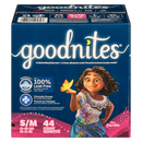 Huggies Goodnites Giga Pack Girls S4 44'S | Case of 1 | Bulk Diapers