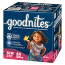Huggies Goodnites Giga Pack Girls S4 44'S | Case of 1 | Bulk Diapers