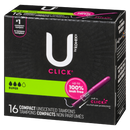 U By Kotex Tampons Super Compact Unscented
