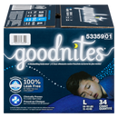 Huggies Goodnites Giga Pack Boys S5 34'S | Case of 1 | Bulk Diapers