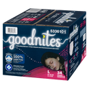 Huggies Goodnites Giga Pack Girls S5 34'S | Case of 1 | Bulk Diapers