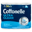Cottonelle Bathroom Tissue Mr Clean Care 9'S | Case of 4 | Bulk Bath Tissue