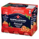 San Pellegrino Aranciata Rossa/Blood Orange 4X6X330ml | Case of 24 Cans | Bulk Soda
