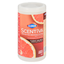 Clorox Scentiva Disinfecting Wipes Grapefruit & Orange Blossom 75'S | Case of 6 | Bulk Cleaning Products