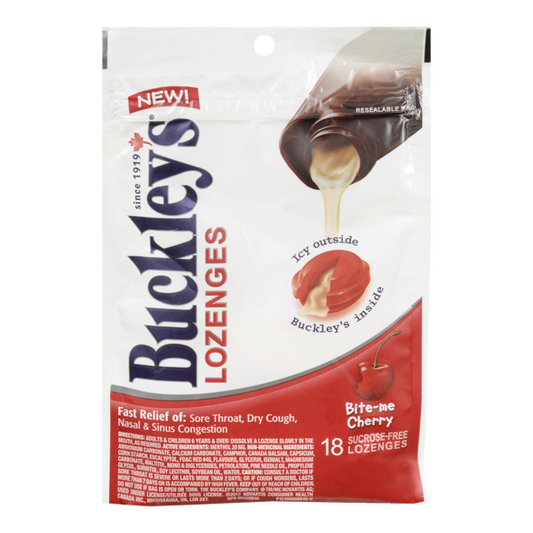Buckley's Lozenges Cherry ( 12 X 18's )