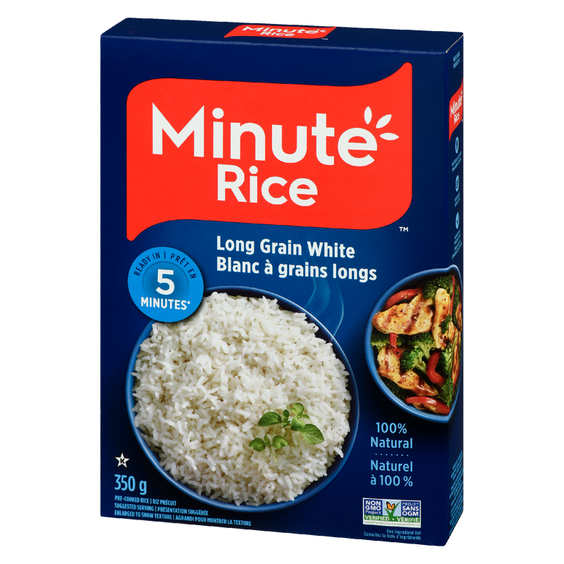 Minute Rice Long Grain White (12X350G)