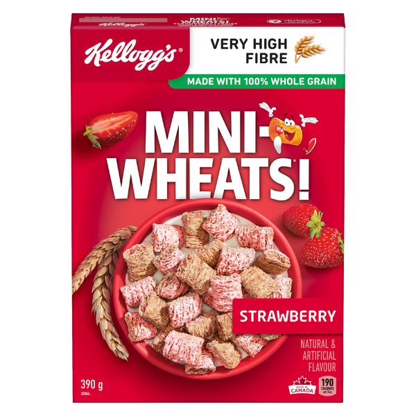 Kelloggs Cereal Mini Wheats Strawberry
