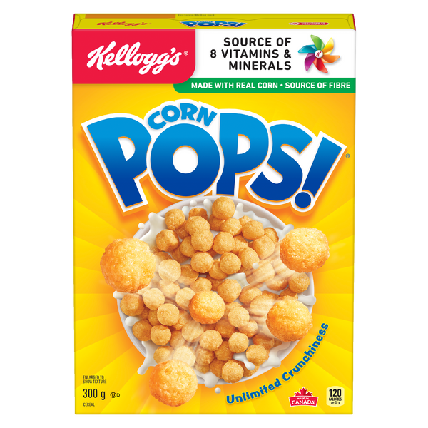 Kelloggs Cereal Corn Pops Original (12X300G)