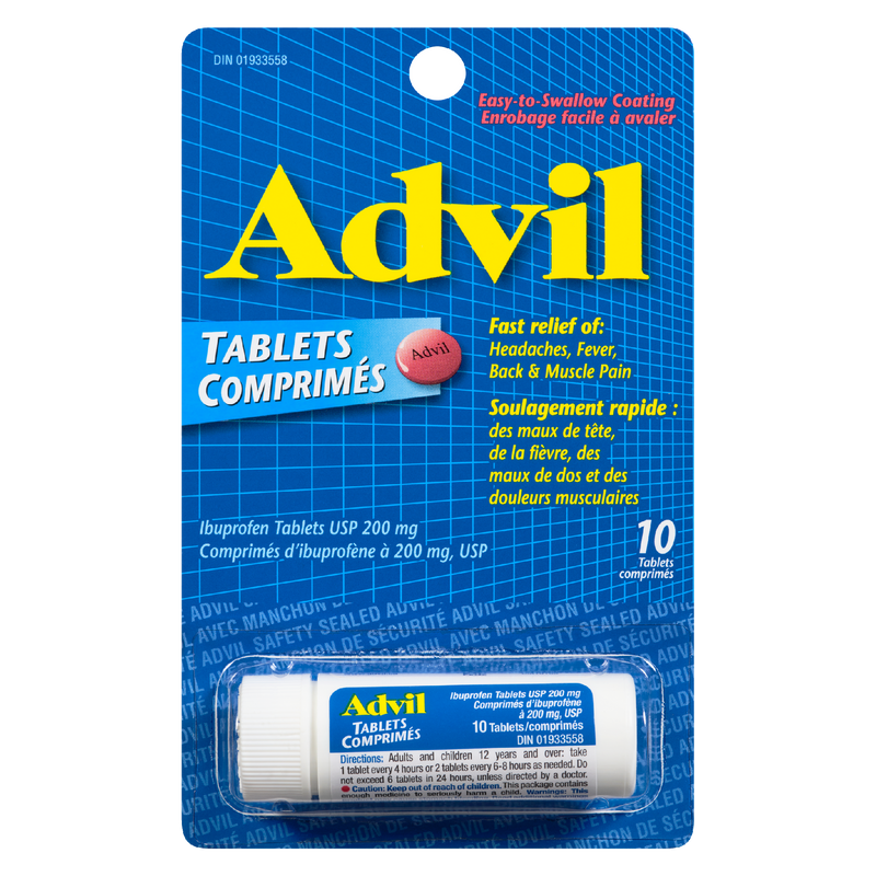 Advil Regular Tablets – Travel Size (10’s)