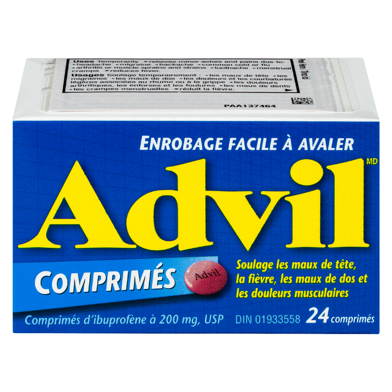 Advil Tablet Pills Headaches/Fever/Muscles/Joint Pain – 24’s