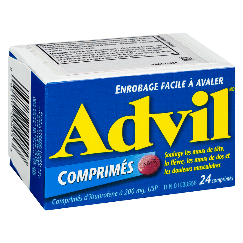 Advil Tablet Pills Headaches/Fever/Muscles/Joint Pain – 24’s