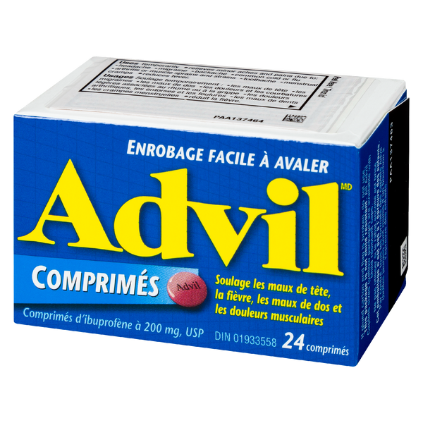 Advil Tablet Pills Headaches/Fever/Muscles/Joint Pain – 24’s