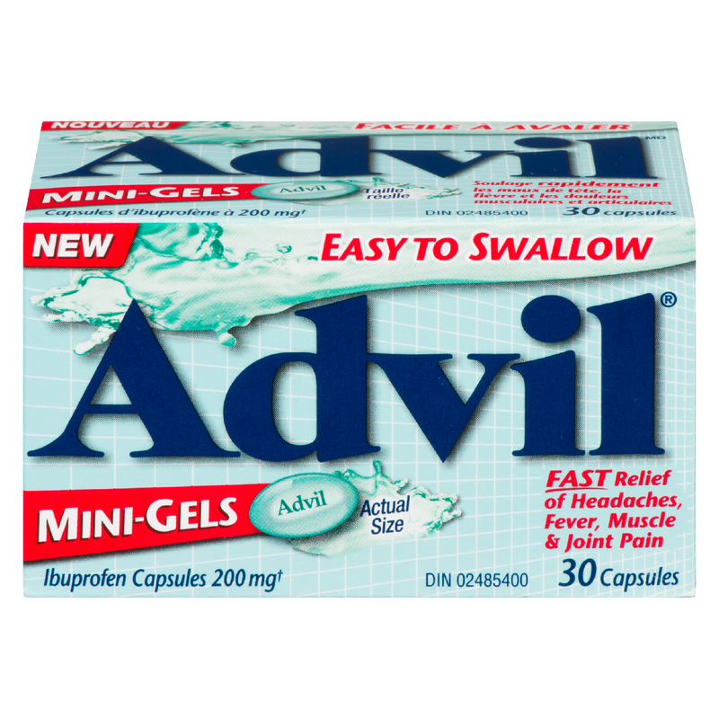 Advil Mini Gels – 30’s