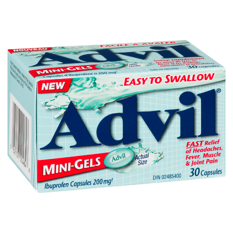 Advil Mini Gels – 30’s