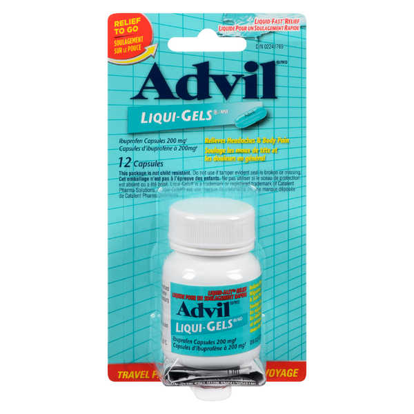 Advil Liquid Gel Pills