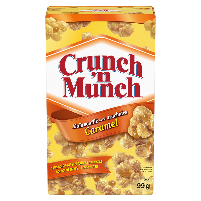 Crunch 'N Munch Popcorn Caramel (12X99G)