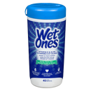Wet Ones Vitamin E & Aloe Hand & Face Wipes 40's | Case of 6 Packs | Bulk Wipes
