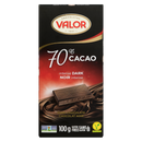Valor 70% Cacao Dark Chocolate 100G | Case of 17 Bars | Bulk Candy & Chocolate | Best Before Nov 19, 2026