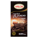 Valor 70% Cacao Caramel Dark Chocolate 100g | Case of 17 Bars | Bulk Candy & Chocolate