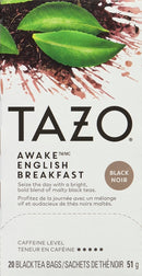 Tazo Tea Bags Black Awake English Breakfast ( 6 X 20'S )