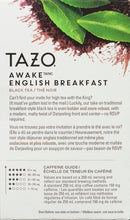 Tazo Tea Bags Black Awake English Breakfast ( 6 X 20'S )