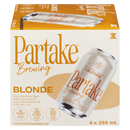 Partake Blonde 4X355ml | Case of 6 | Bulk Beverages