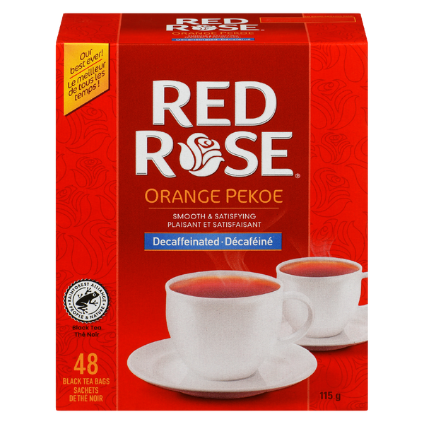 Red Rose Tea Orange Pekoe Decaffeinated ( 8 X 48'S )