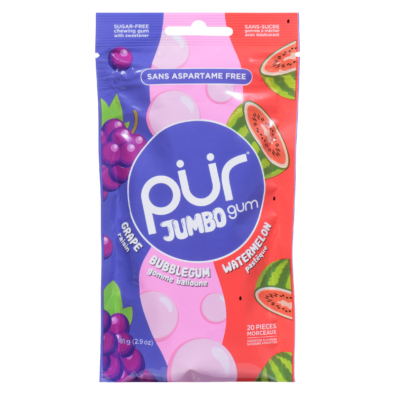 Pur Gum Jumbo ( 10 X 81G )