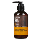 Every Man Jack Beard+Face Wash Sandalwood 200ML | Case of 16 | Bulk Personal Care