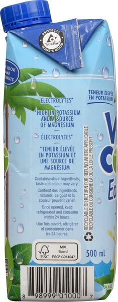 Vita Coco Coconut Water Pure  (12 Pack)