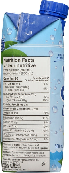 Vita Coco Coconut Water Pure  (12 Pack)