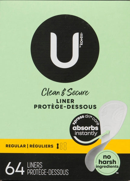 U By Kotex Pantyliners Lightdays Regular ( 8 X  64'S  )