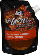 Club House La Grille Wet Rub Roasted Garlic & Peppers (8X200Ml)