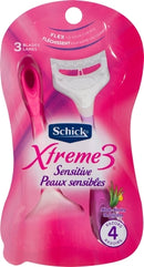 Schick Xtreme 3 Sensitive Razors  ( 12 X 4'S )