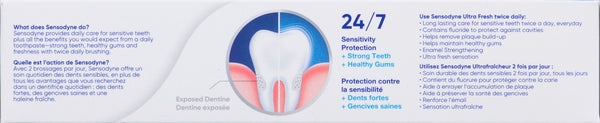 Sensodyne Toothpaste Ultra Fresh  ( 12 X  100ML  )
