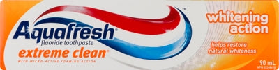 Aquafresh Toothpaste – Whitening Action ( 12 X 90ML )