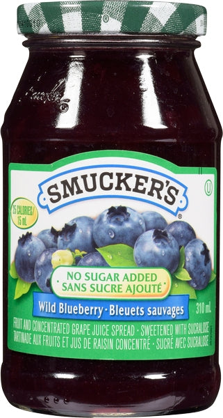 Smucker's Jam No Sugar Added ( 12 X 310ML )
