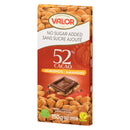 Valor 52% Cacao Almonds No Sugar Added 100g | Case of 14 Bars | Bulk Candy & Chocolate