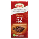Valor 52% Cacao Almonds Truffle Cream No Sugar Added 150g | Case of 17 Bars | Bulk Candy & Chocolate