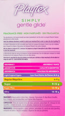 Playtex Plastic Tampons Gentle Glide Super  ( 6 X 36'S )