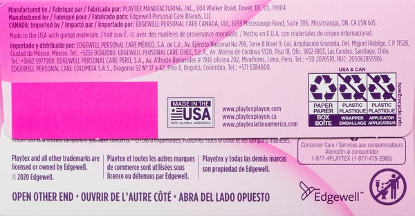 Playtex Plastic Tampons Gentle Glide Super  ( 6 X 36'S )