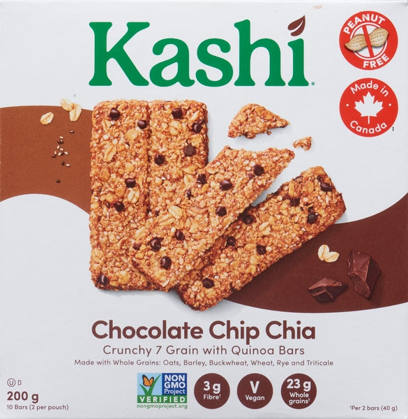 Kashi Chocolate Chip Chia Crunchy 7 Grain Bars Quinoa (12X200G)