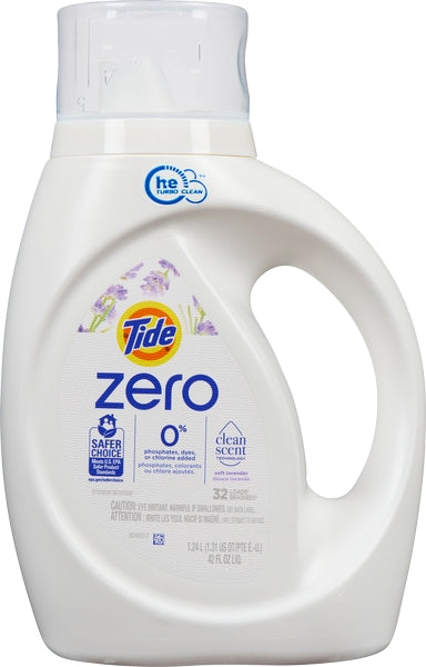 Tide Laundry Detergent Zero Scent  ( 6 X 1.24L )