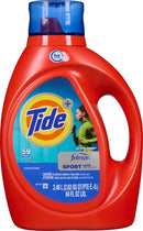 Tide Laundry Detergent Febreze Sport Odor  ( 4 X 2.48L )