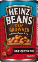 Heinz Beans Deep Browned in Tomato Sauce & Pork (24X398Ml)