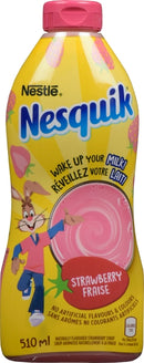 Nesquik Syrup Strawberry ( 12 X 510ML ) (Best Before 01/28/26)