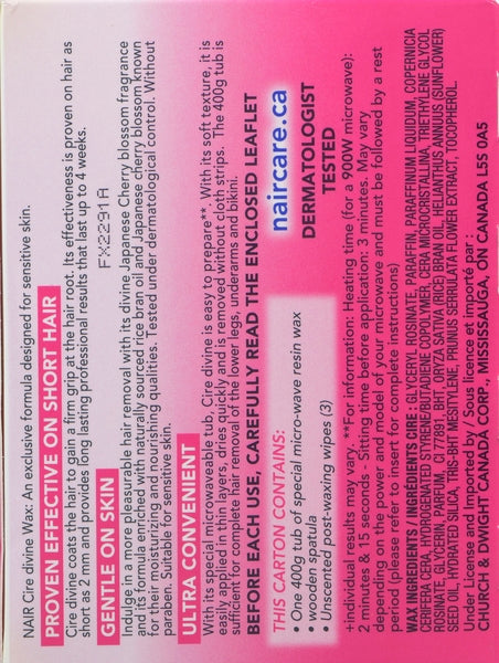 Nair Wax Hair Remover Legs & Body  ( 7 X  400G  )