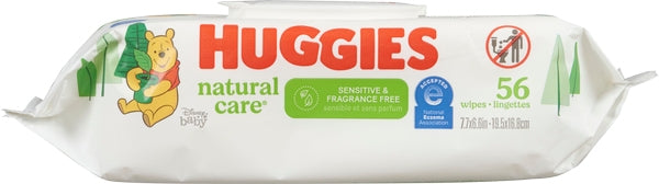 Huggies Baby Wipes Fragrance Free (8X56'S)