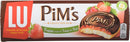Lu Pims Cookies Strawberry Flavour Covered With Chocolate 150G Case of 15 Units | Bulk Cookies | Best Before Nov 30, 2026